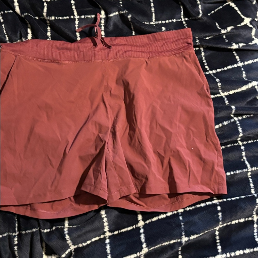 Tuff Athletics Maroon Workout Shorts